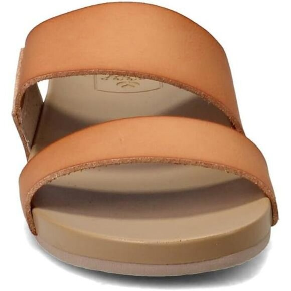 Reef Womens Cushion Vista Slide Sandals Vegan Leather Soft Arch Support - Picture 3 of 7